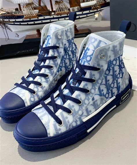 dior b23 high top blue|dior high top sneakers price.